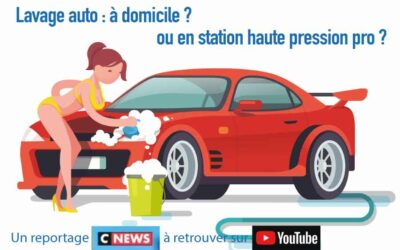Lavage de véhicule à domicile Versus/ Lavage en station pro