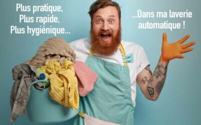 La laverie automatique, c’est + rapide, + pratique, + hygiénique